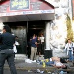 Bodies at entrance to Disco